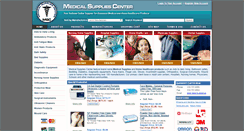 Desktop Screenshot of medicalsuppliescenter.com